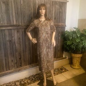 ROAM Branded Cheetah Print Dress